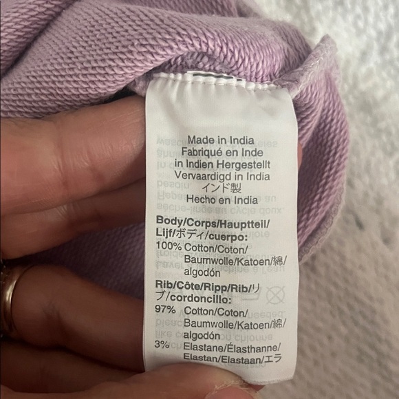 J. Crew women's Lavender Crewneck Sweater - Picture 3 of 4